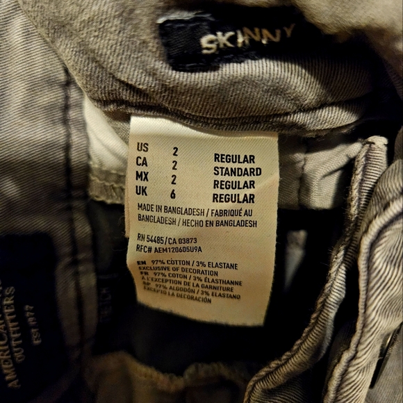 American Eagles jeans size 2 - Picture 4 of 4